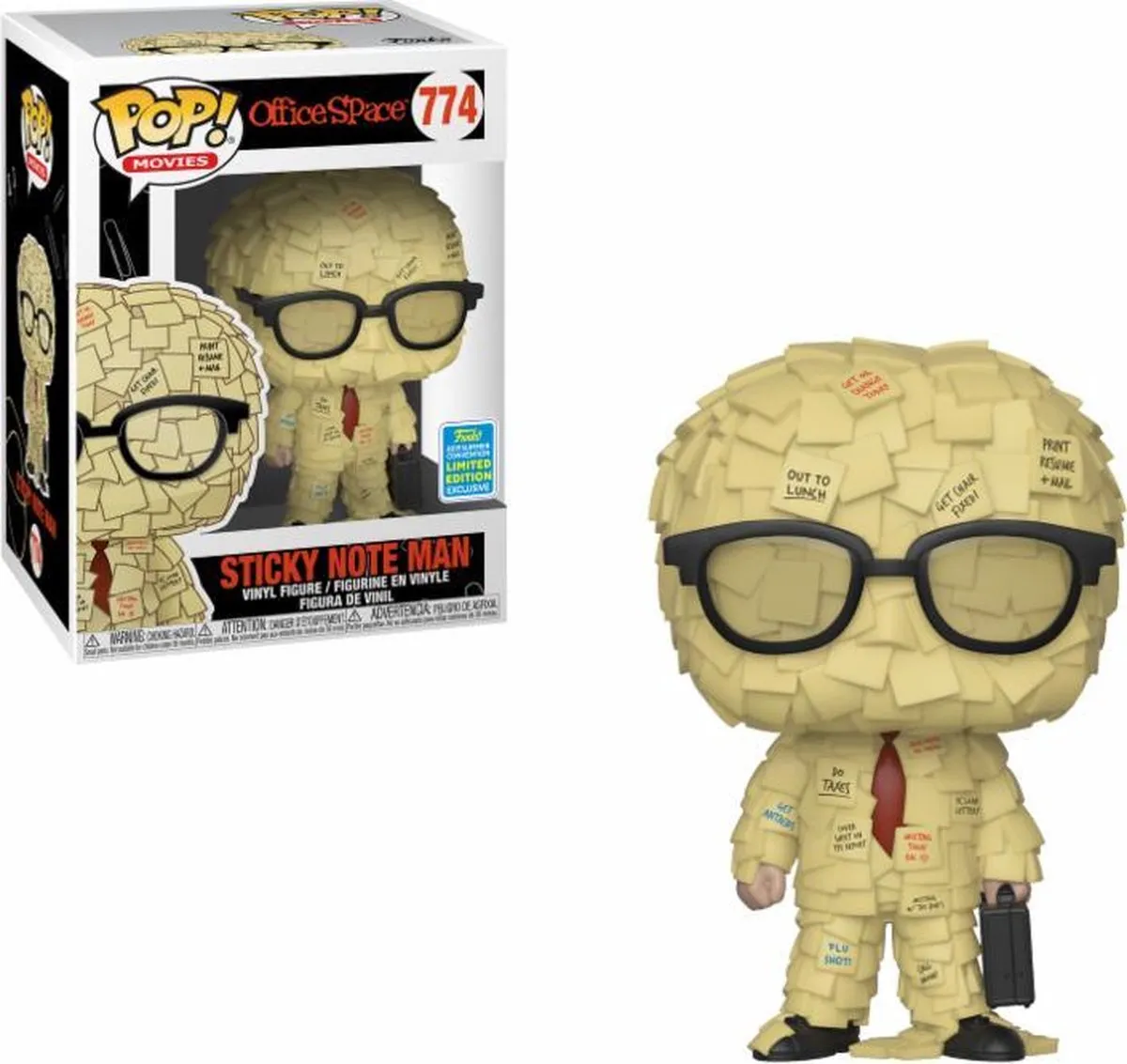 Funko Pop! Office Space Sticky Note Man SDCC - Multi