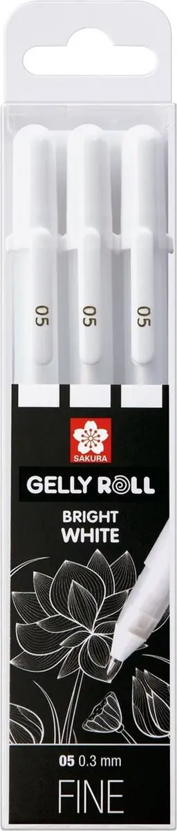 Sakura Gelly Roll Gelpen Fijn 0,3mm Wit