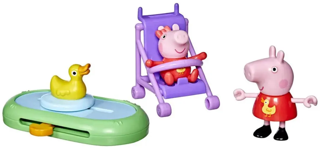 Peppa Pig Peppa & Evie Park Fun Figuur - Blauw