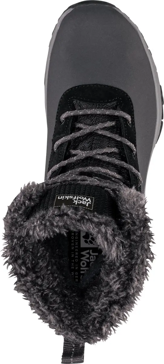 Jack Wolfskin Everquest Texapore High Snowboots Dames 37.5 - Zwart/Grijs