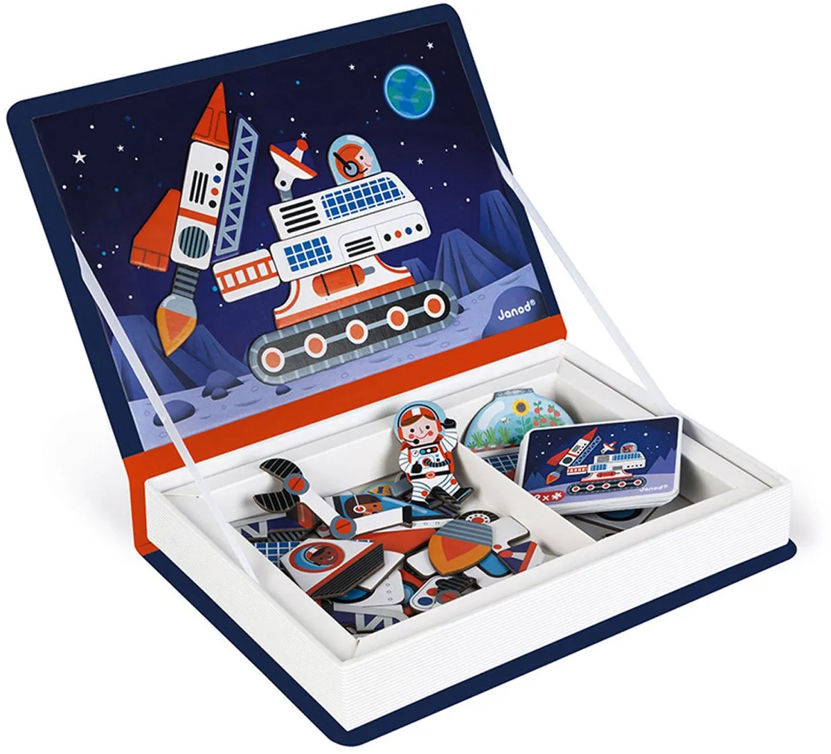 Janod Magnetibook Heelal - 52 Magneten & 18 Kaarten - afbeelding 6 van 6