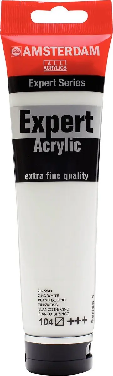 Amsterdam Expert Acrylverf Zinkwit 150ml