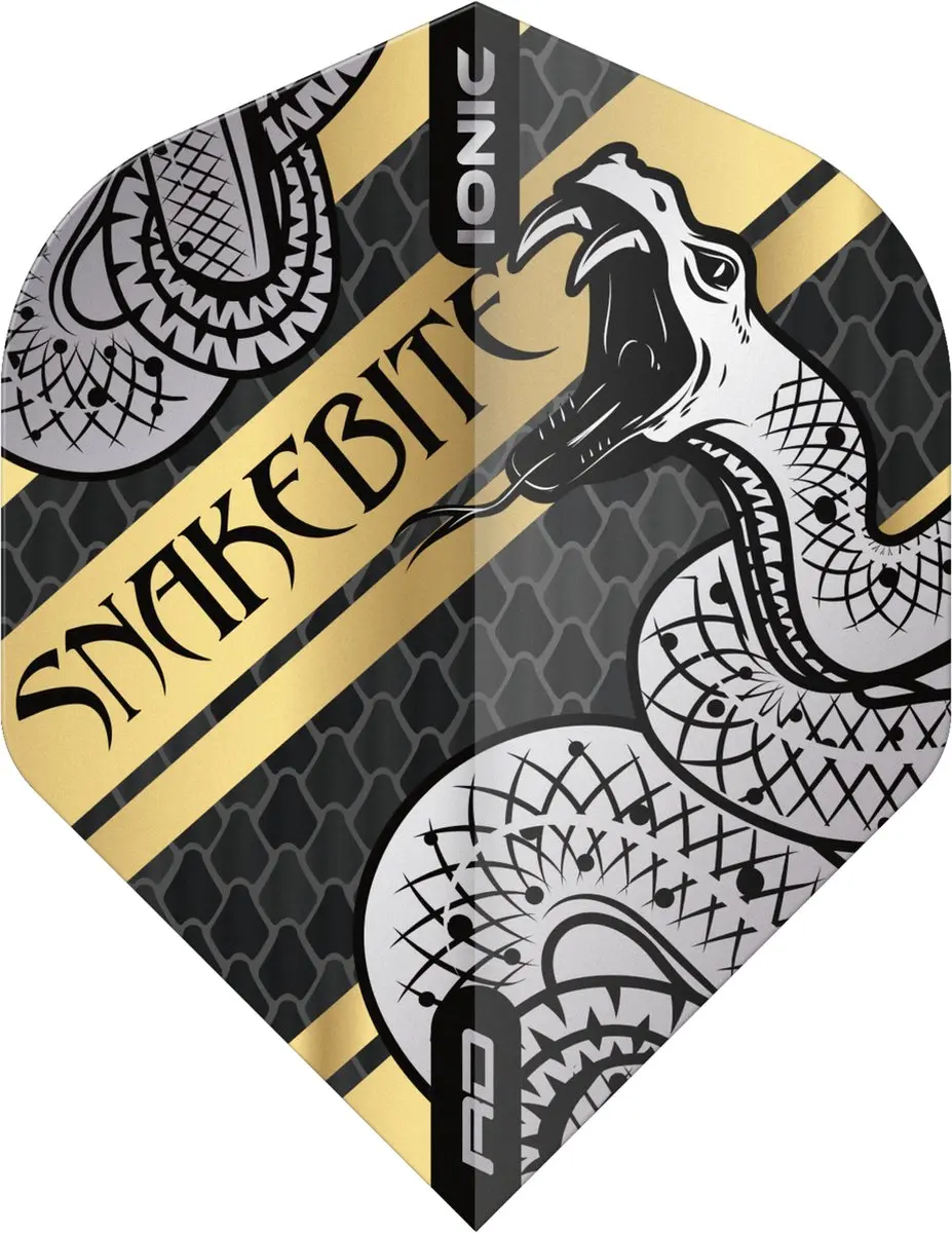 Red Dragon Peter Wright Hardcore Ionic Snakebite TF6563 Dart Flights - Multi