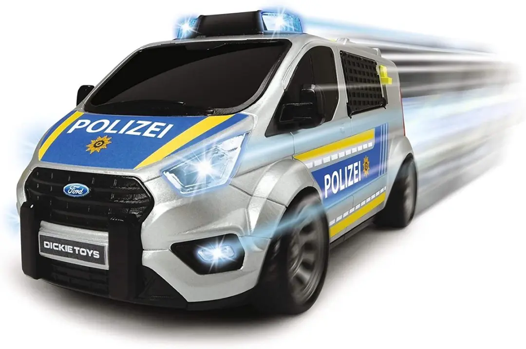 Dickie Ford Transit Politie Speelgoedauto - Multicolore