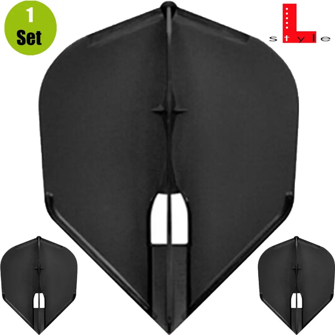 L-Style Champagne Flight L3 Shape FP3301 - 3 Stuks - Zwart