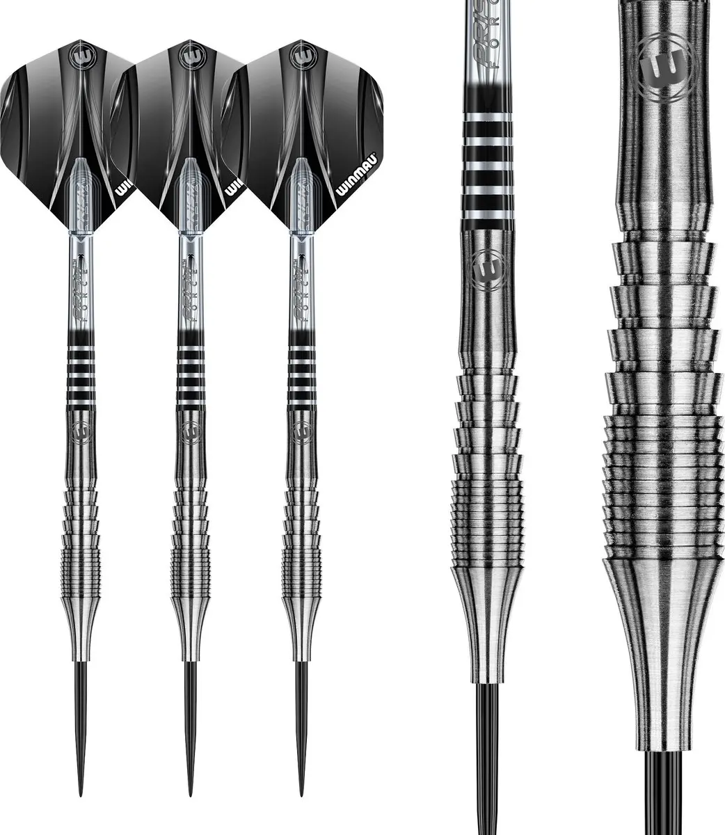 Winmau Sniper V1 90% Dartpijlen - 3 Stuks - Zwart/Groen