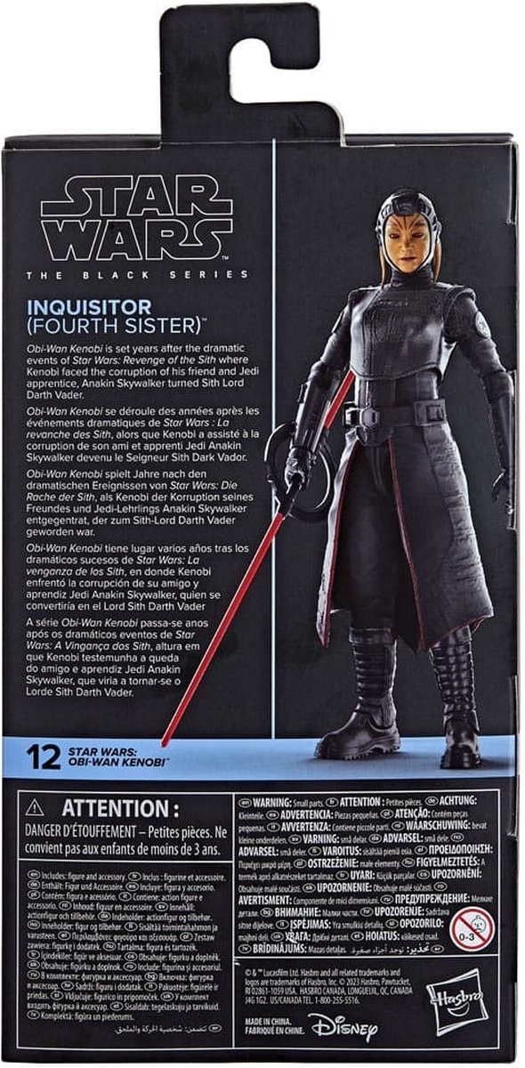 Hasbro Star Wars - Obi-Wan Kenobi Black Series Inquisitor (Fourth Sister) 15 cm Actiefiguur - Multicolours