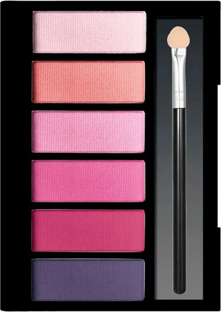 Clementoni Crazy Chic Oogschaduw Palet Pink Power - 6 Glanzende Kleuren - afbeelding 6 van 6
