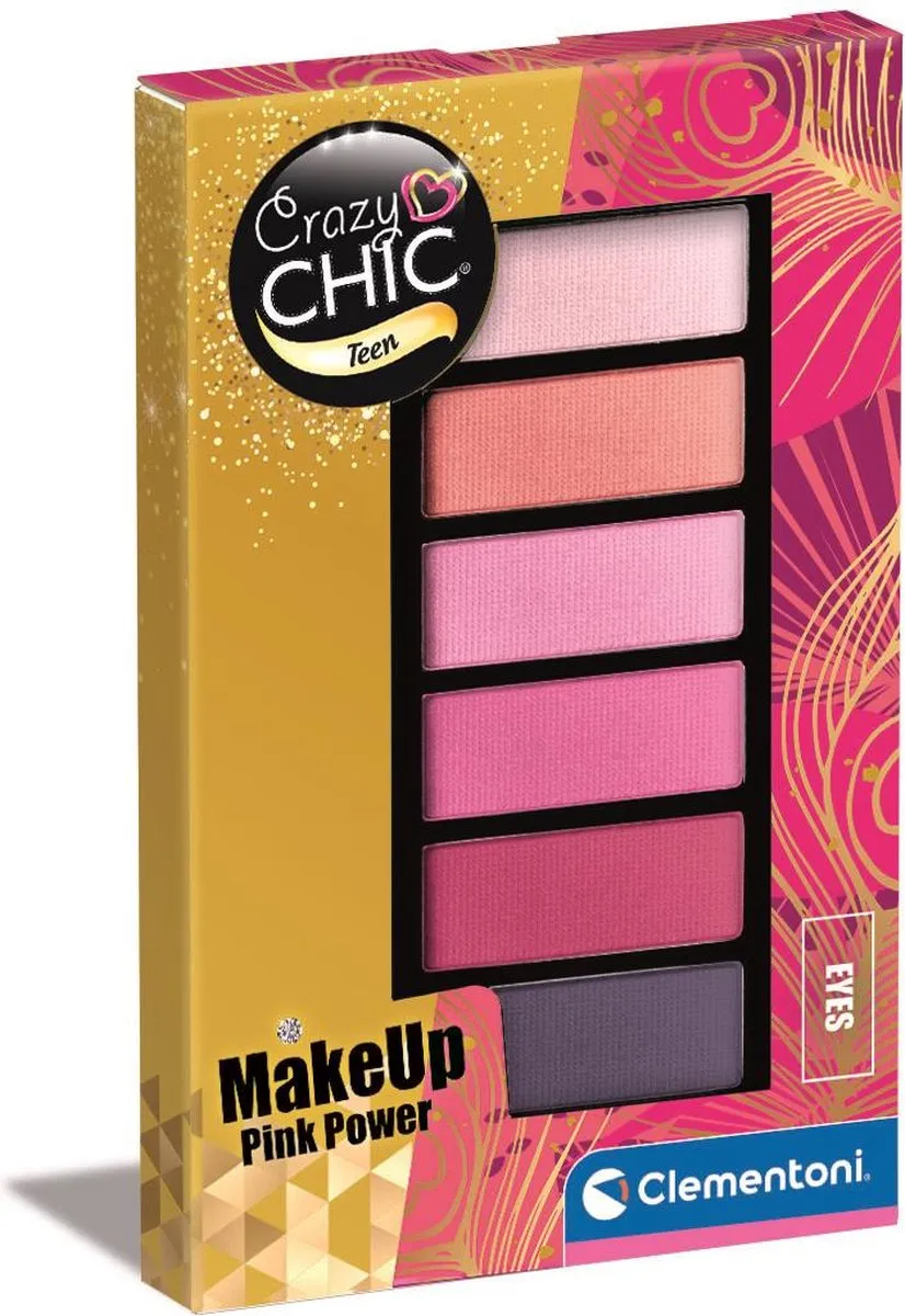 Clementoni Crazy Chic Oogschaduw Palet Pink Power