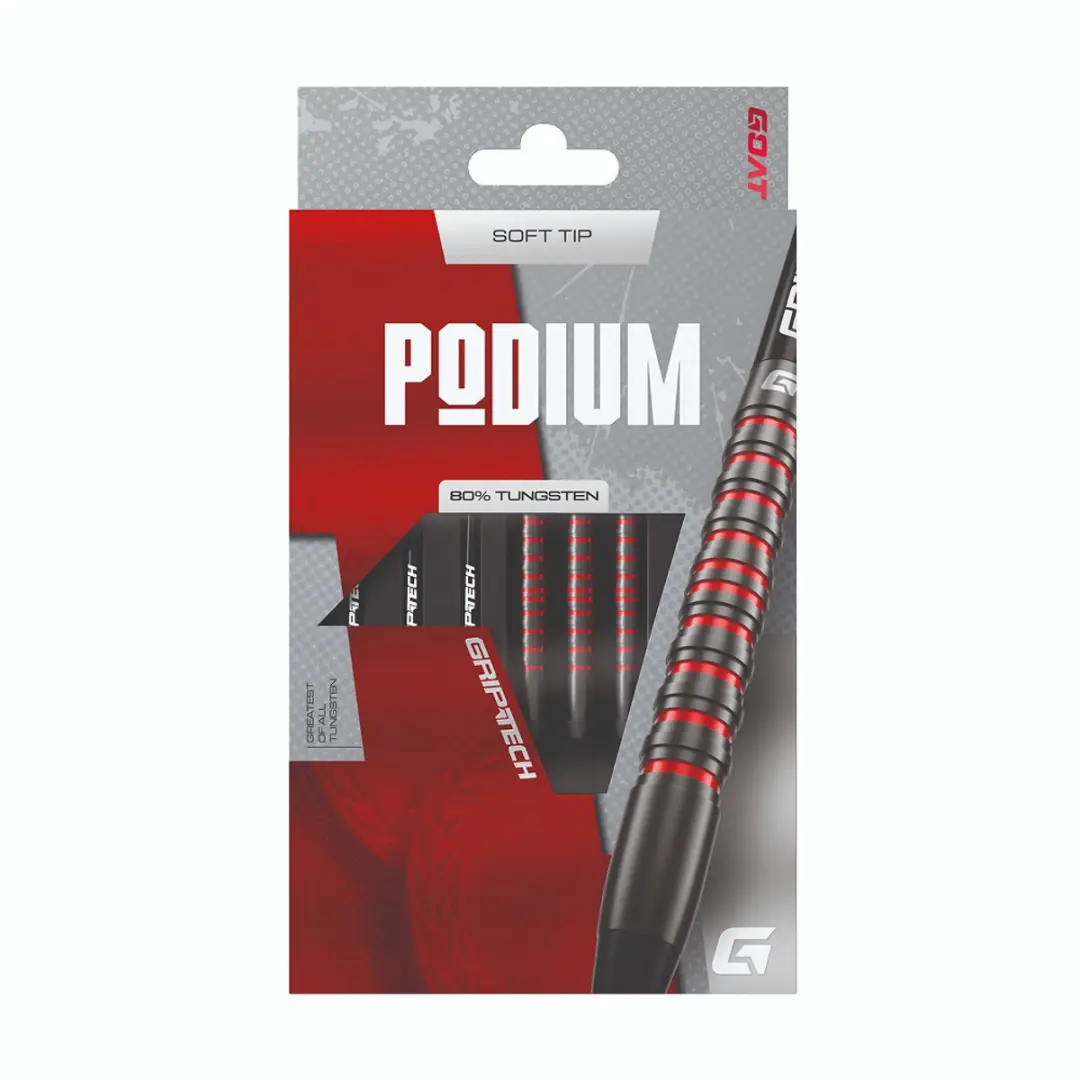 goat Podium Black Red 80% Darts - 3 Stuks - afbeelding 2 van 5
