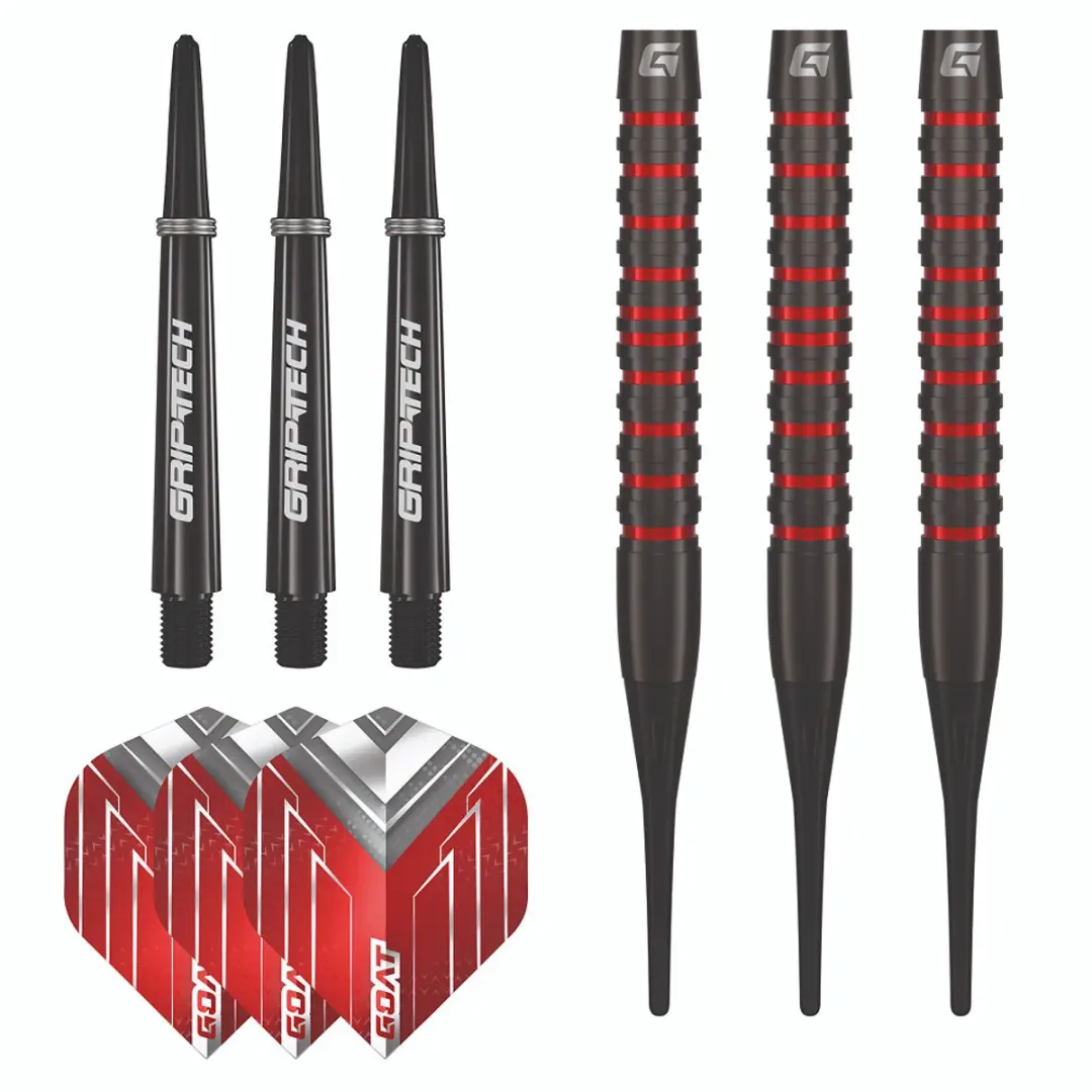 goat Podium Black Red 80% Darts - 3 Stuks - afbeelding 4 van 5