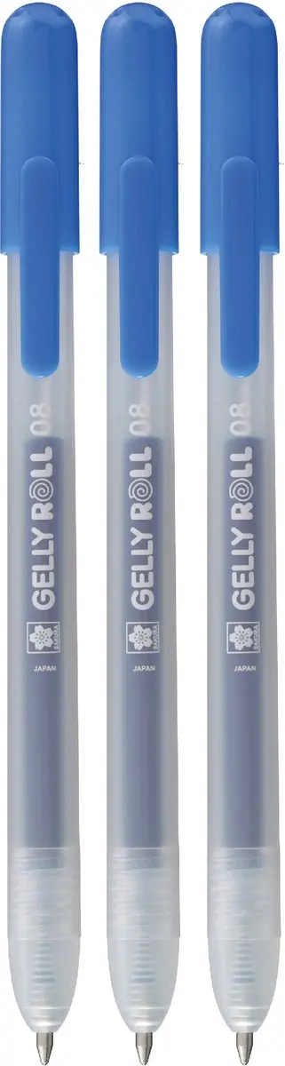 Sakura Gelly Roll Retractable Classic Set 3 - Blauw