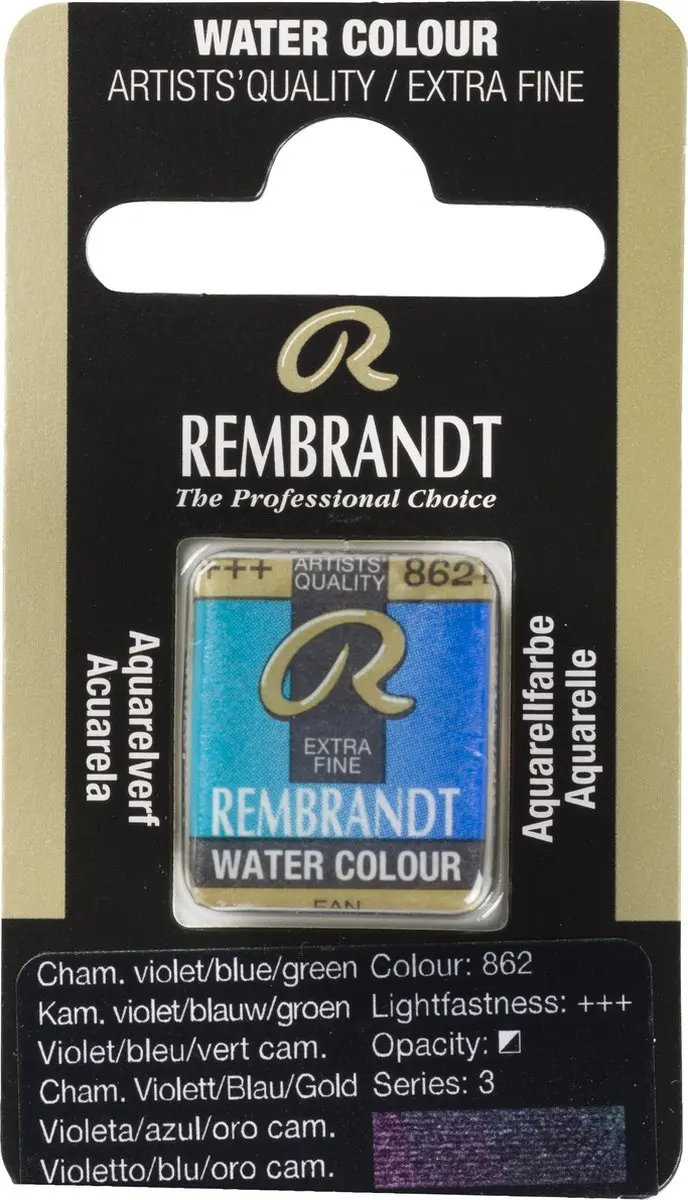 Rembrandt Aquarelverf Kameleon Violet-Blauw-Groen