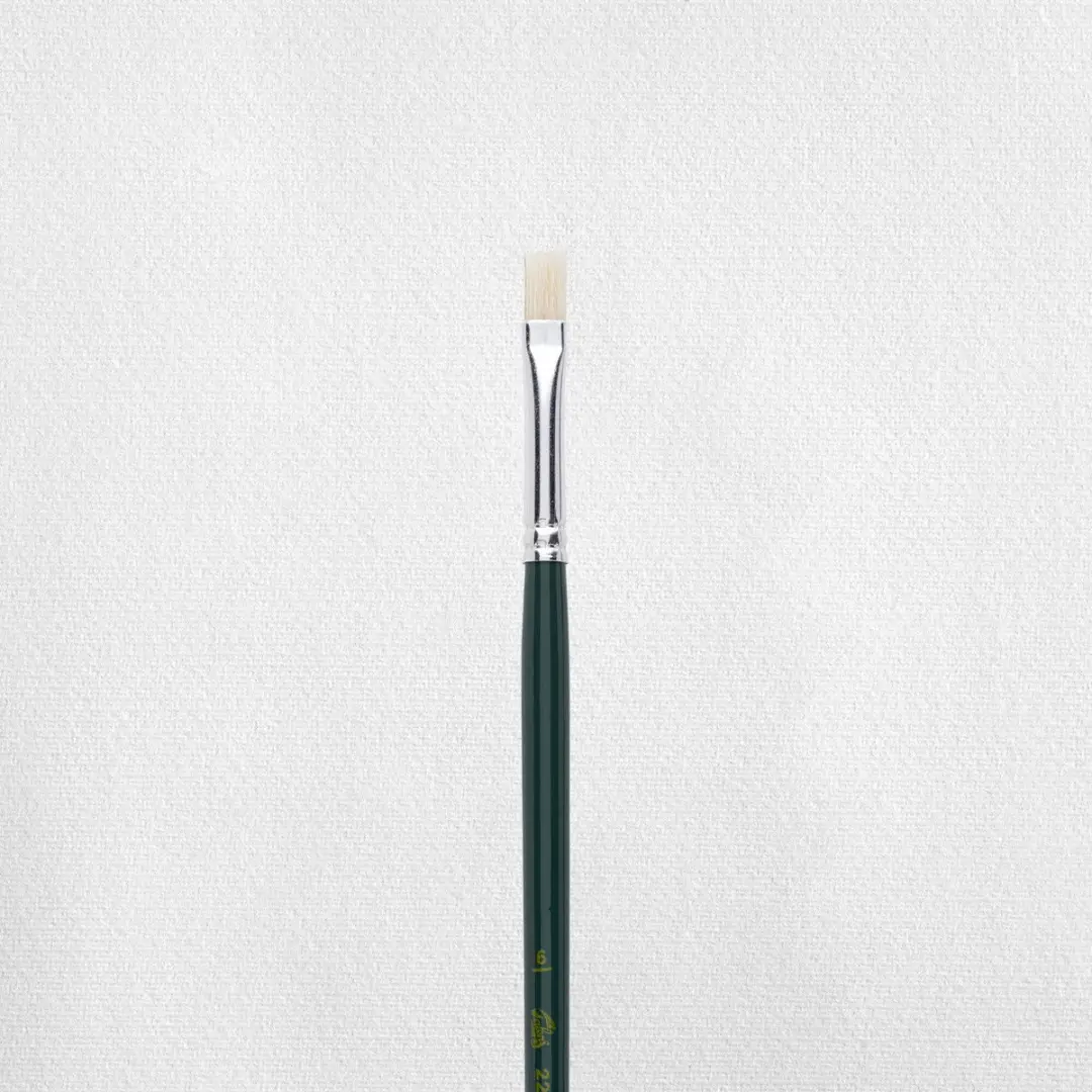 Talens Olie & Acryl Penseel Serie 220 Varkenshaar Nr. 6