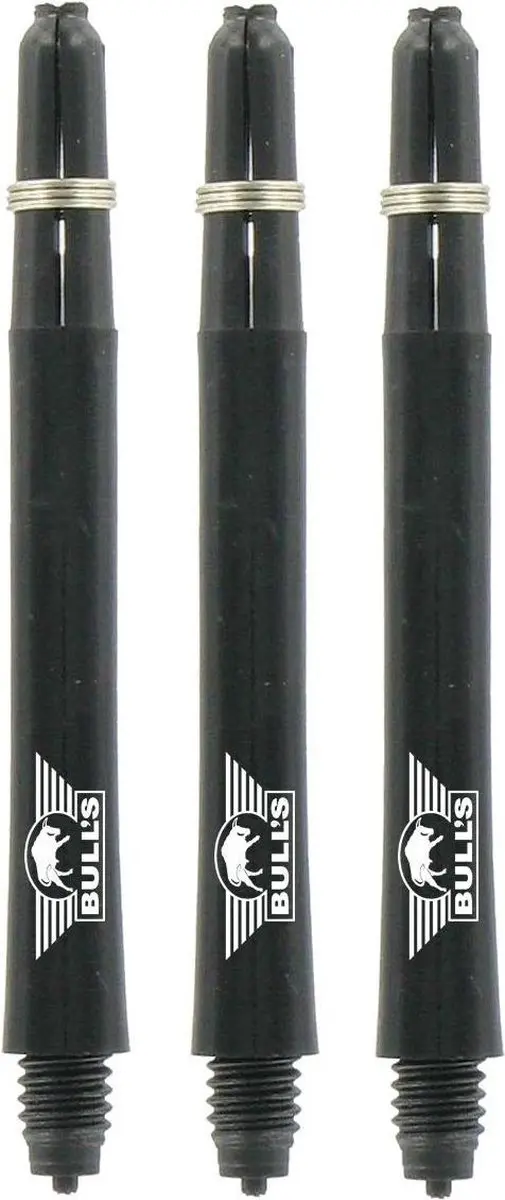 Bull's Nylon Ring Medium Zwart - 3 Stuks