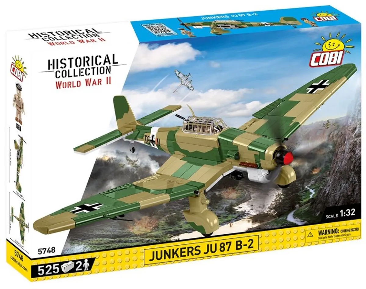 Cobi Junkers Ju 87 B-2 - 525 Stukken - Meerkleurig