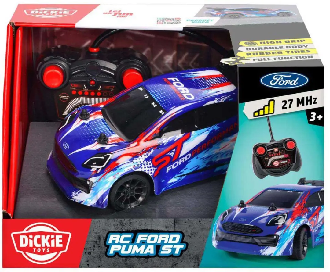 Dickie Simba Toys RC Ford Puma ST 201102004 - Multi Color - afbeelding 6 van 6
