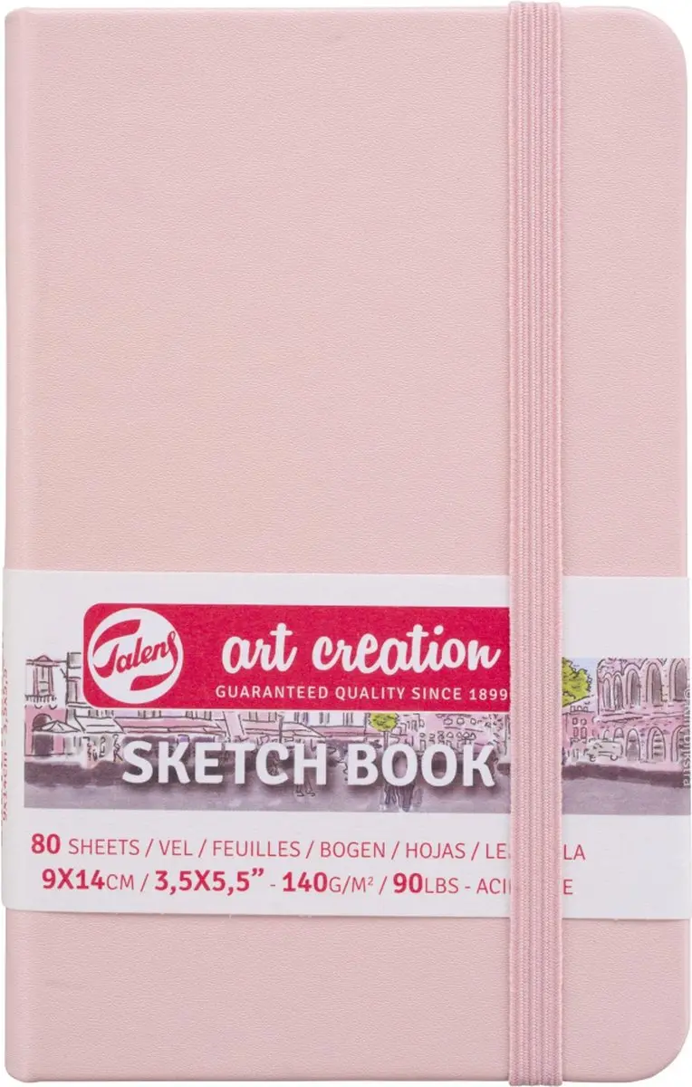 Talens Schetsboek Meerkleurig 9x14cm 80 Vel