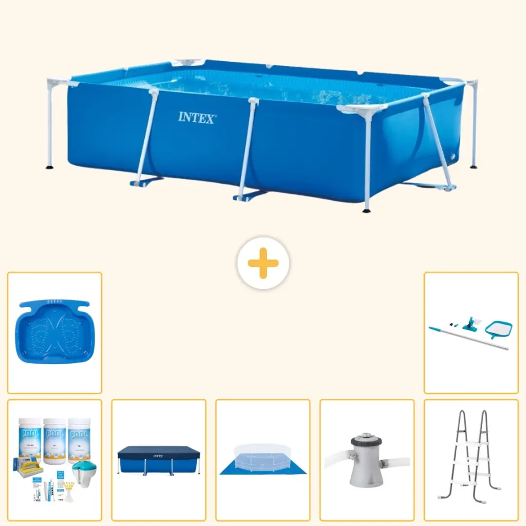 Intex Rechthoekig Frame Zwembad 260x160cm