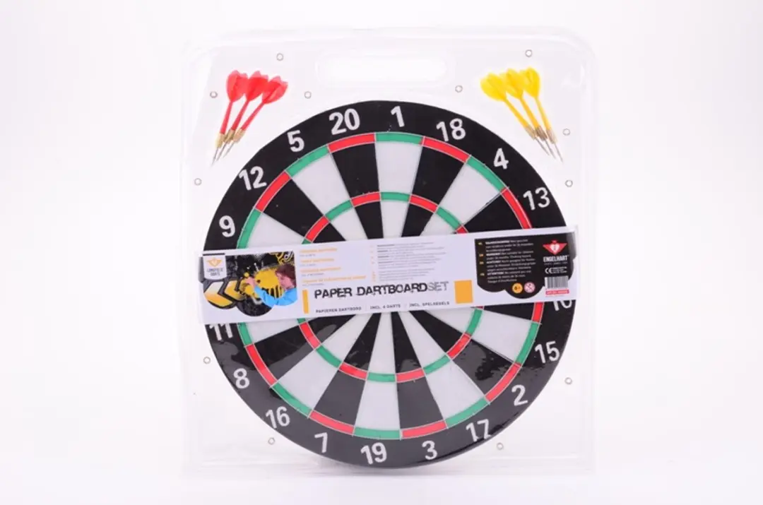 Longfield Darts Dartbord 43cm - 6 Pijlen 065000