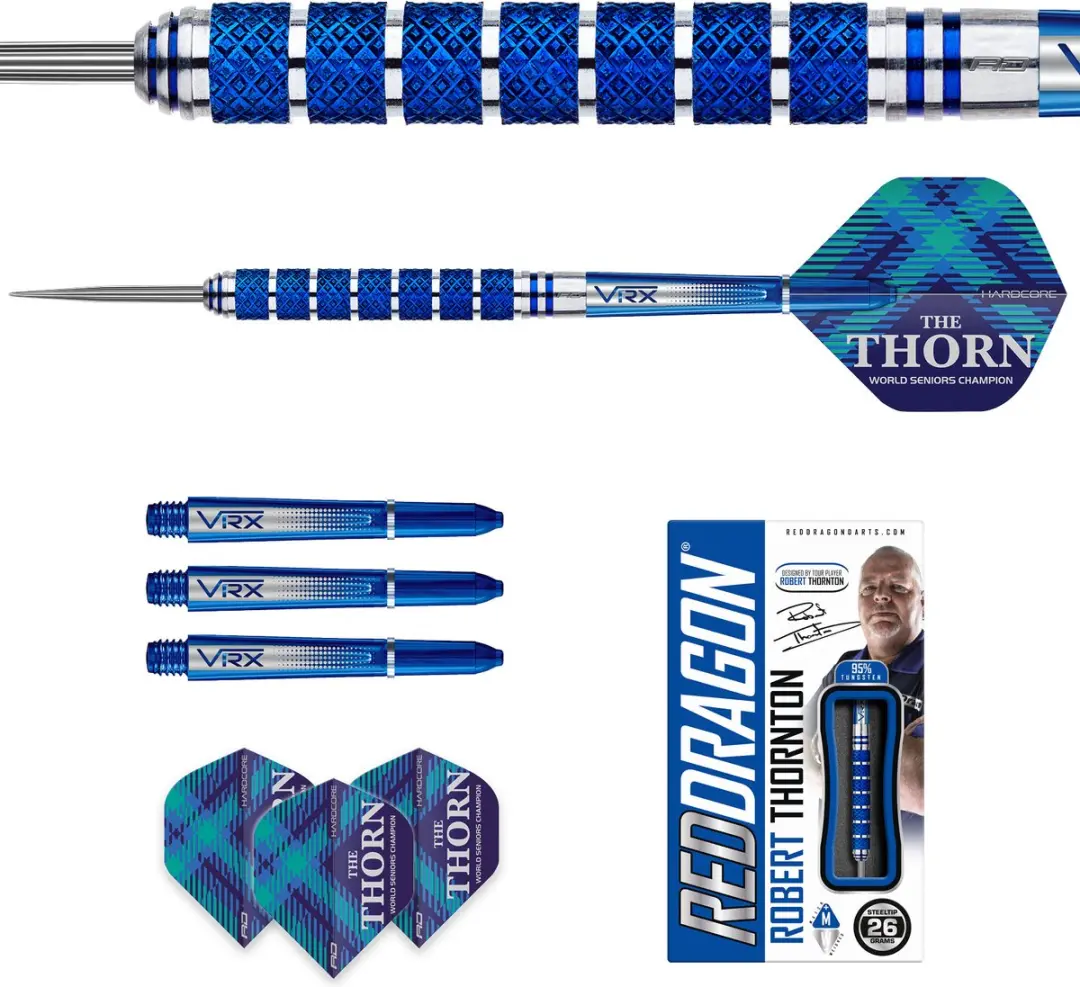 Red Dragon Robert Thornton Seniors World Champion Cobalt SE Dartpijlen - 3 Stuks
