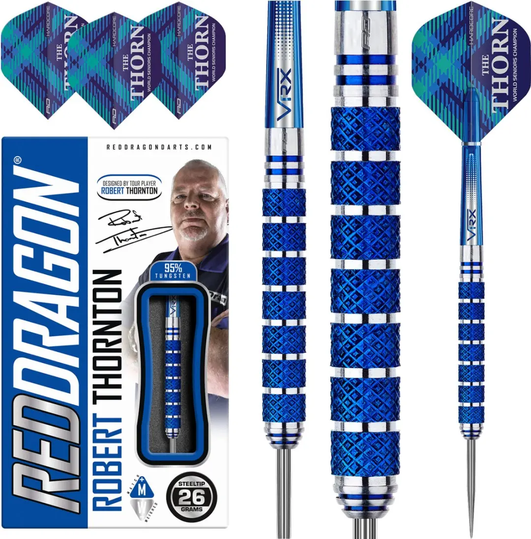 Red Dragon Robert Thornton Seniors World Champion Cobalt SE Dartpijlen - 3 Stuks