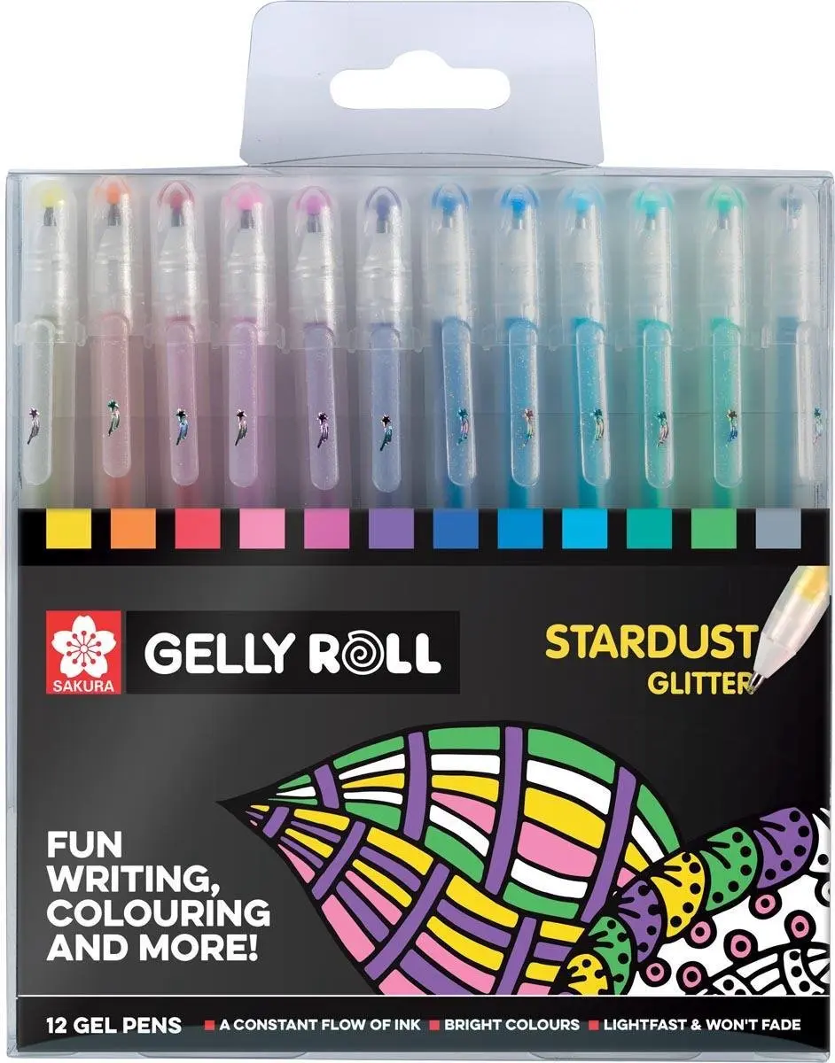 Sakura Stardust Set Gelpennen - 12 Stuks - Multicolor
