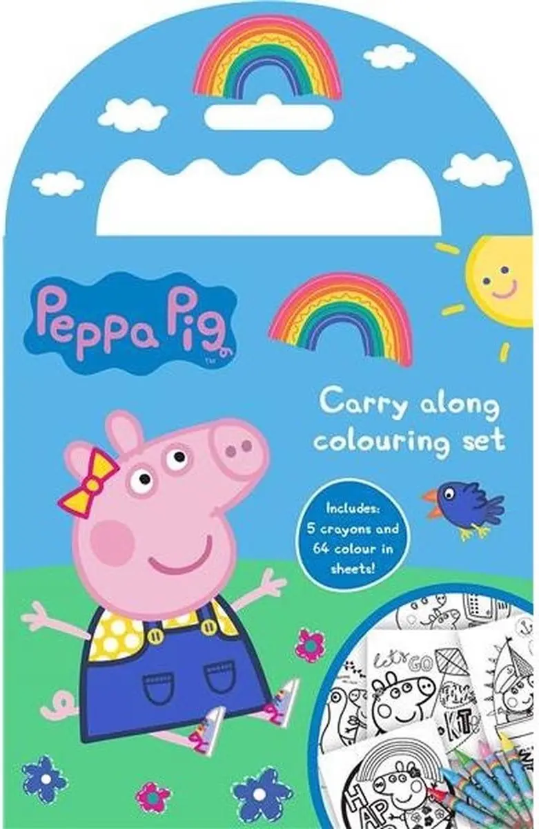 Peppa Pig Waskrijtjes & Kleurplaten