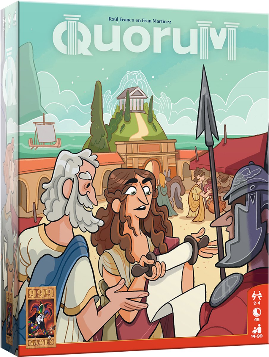 Quorum - strategisch bordspel - makkelijke spelregels - originele combinatie van bord- en kaartspel