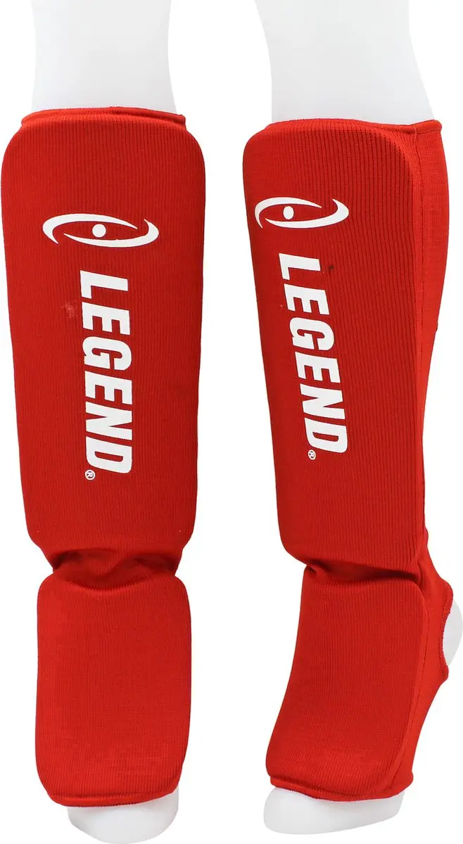 Legend Easy Kids/Volwassenen Scheenbeschermers - Rood - XL