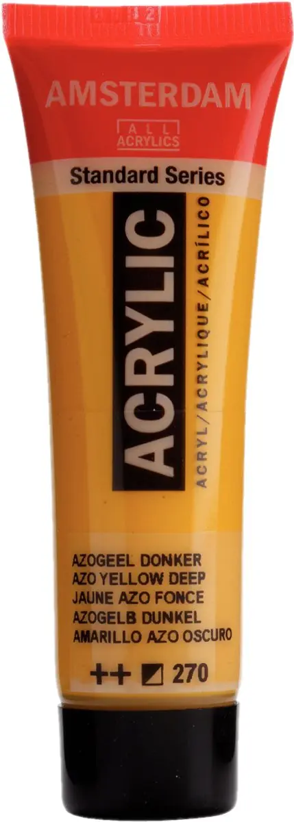 Royal Talens Amsterdam Acryl Azo Geel Donker 20ml