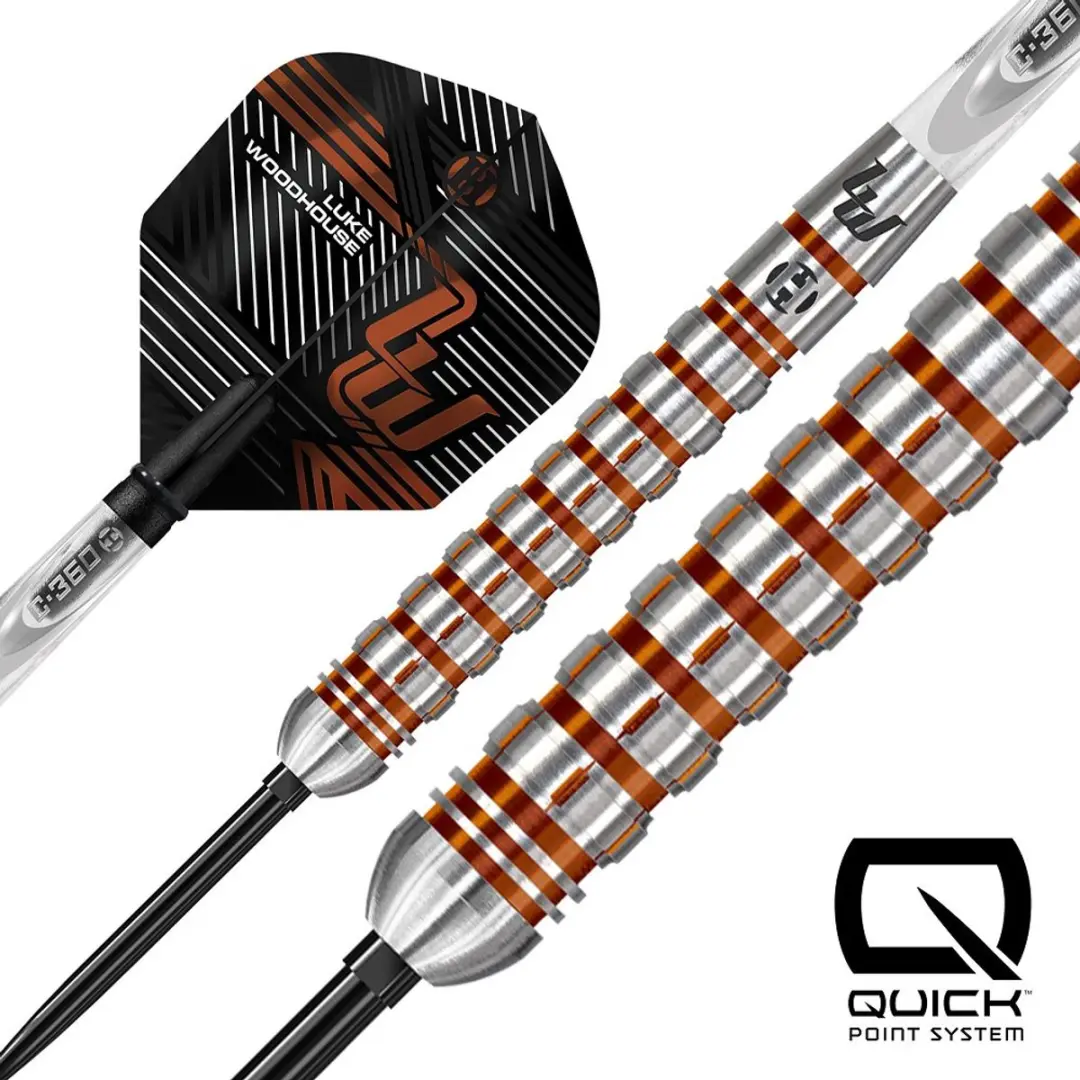 Harrows Luke Woodhouse Series 2 BD86023-QP Darts - 3 Stuks - 90% Tungsten 23gr