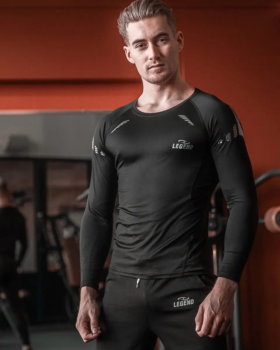 Legend Multi Sport Shirt Y4110001 - Zwart XS