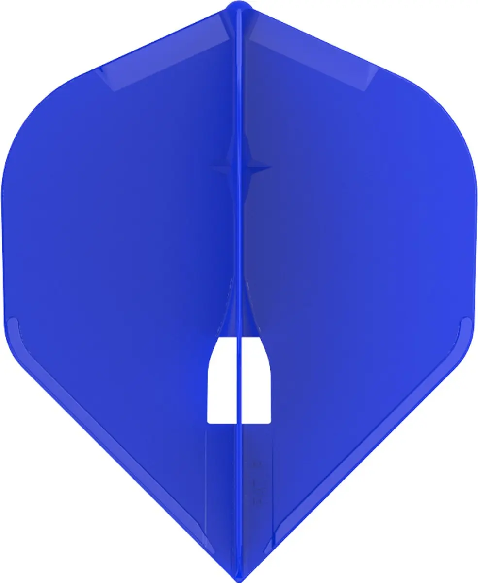 L-Style Champagne Flight L1 Standard Blauwe Dartvleugels - 3 Stuks