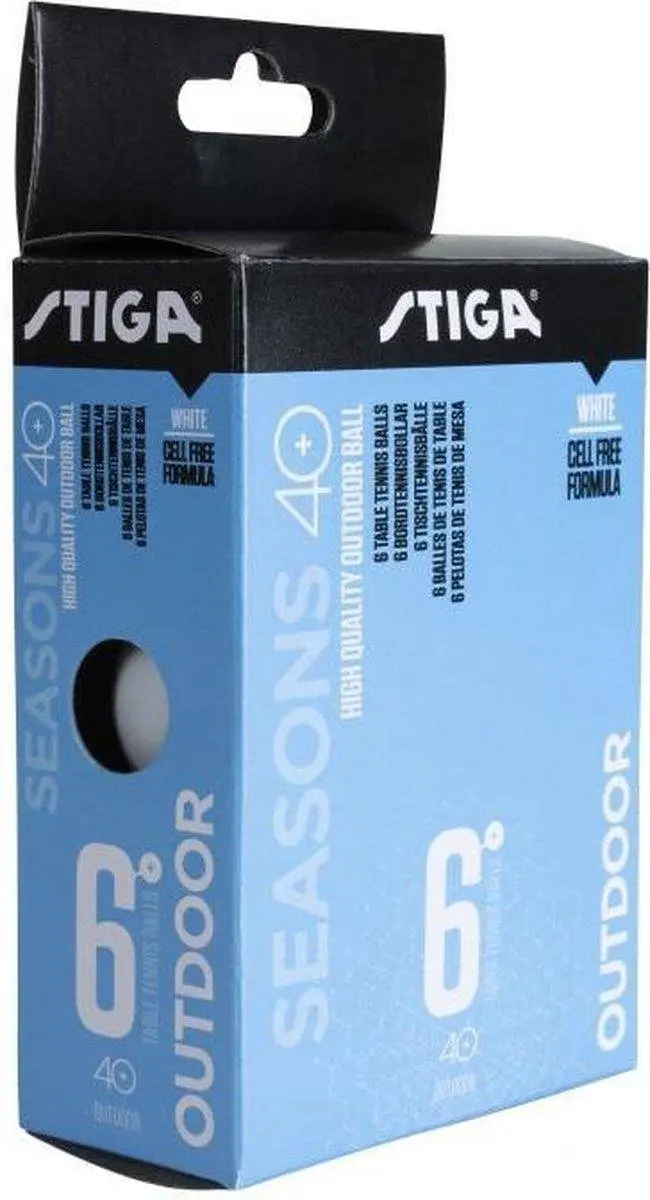 Stiga Tafeltennisballen 6 Stuks