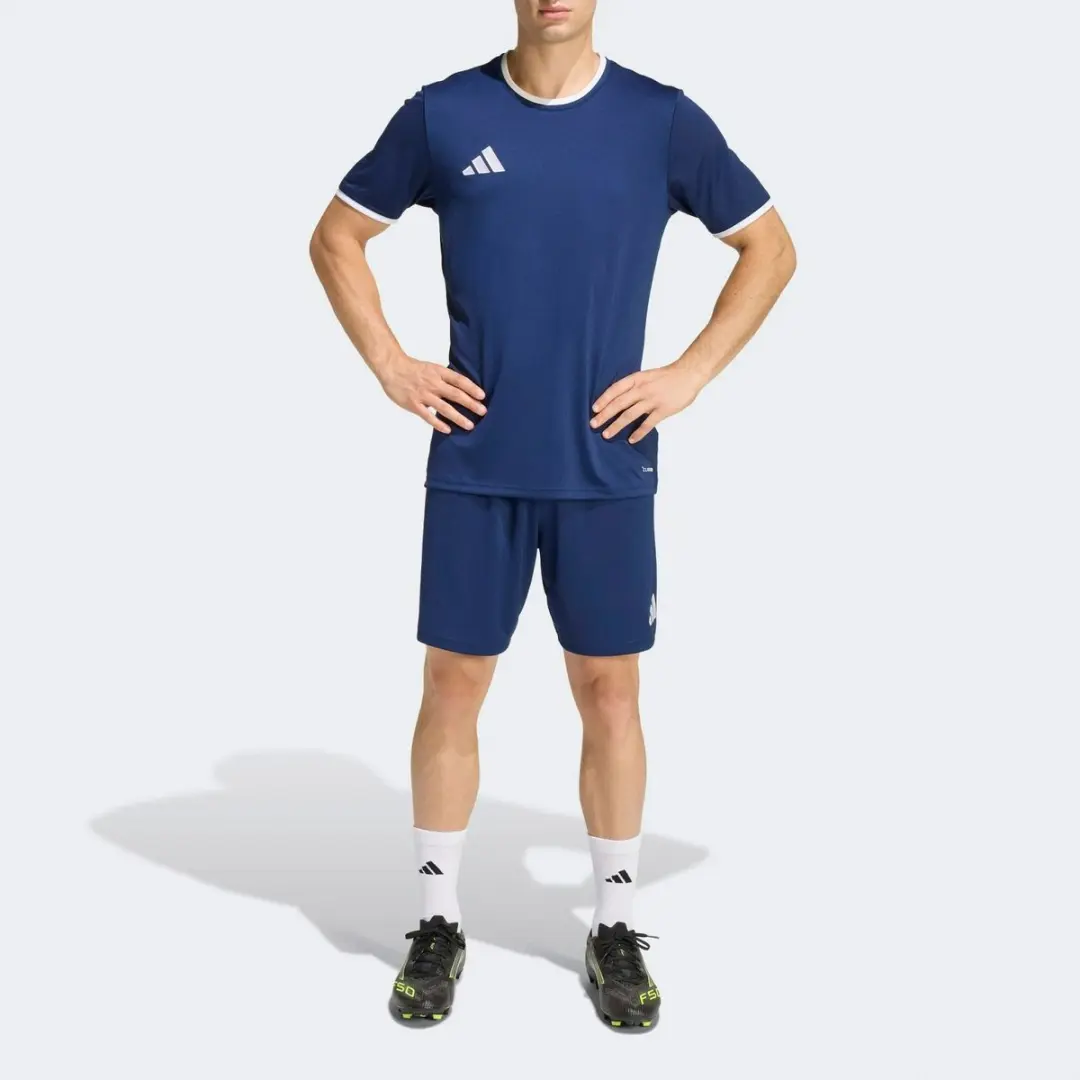 Adidas Entrada 26 Shirt Heren XS - Donkerblauw/Wit