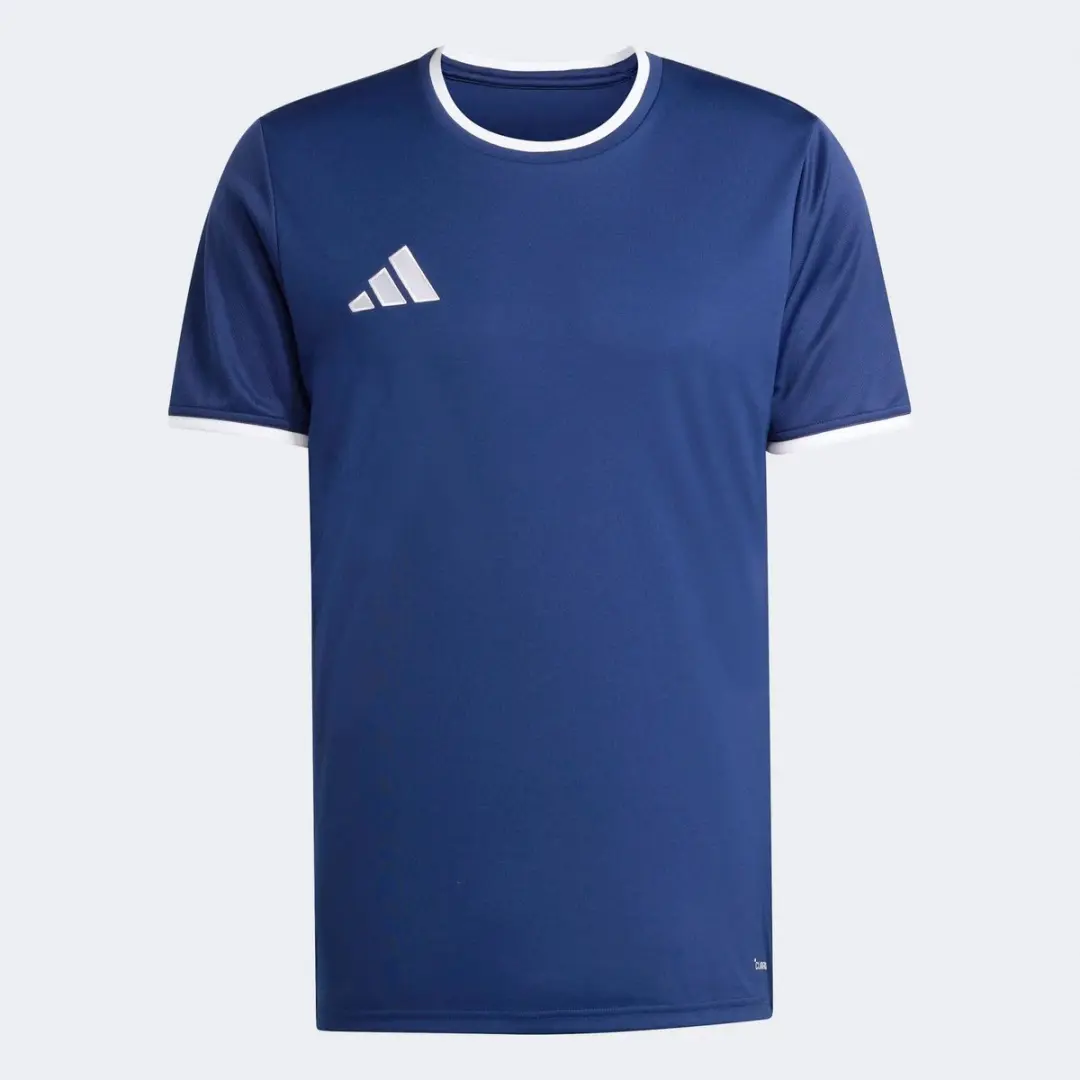 Adidas Entrada 26 Shirt Heren XS - Donkerblauw/Wit