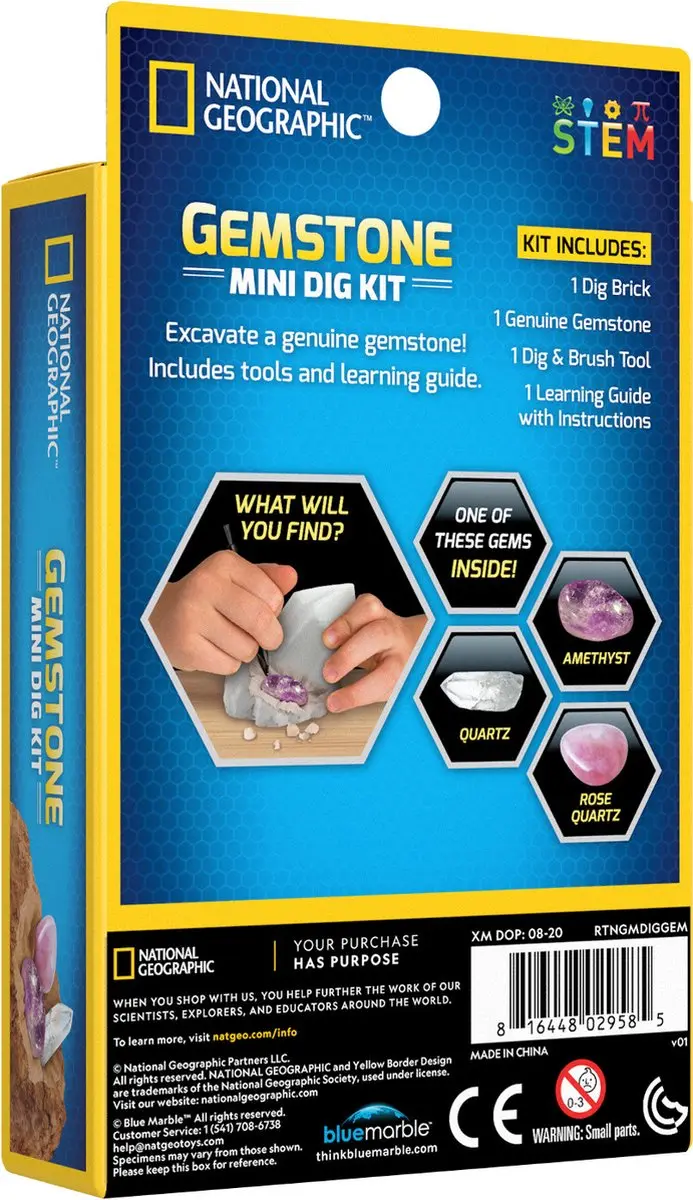National Geographic Dig Gem Set Impulse Mini