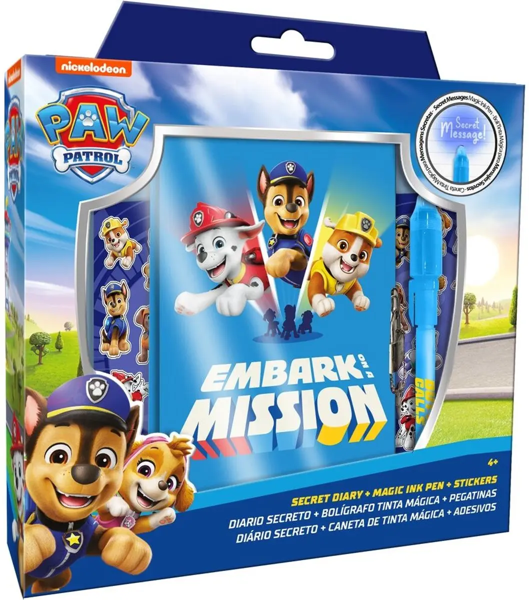 PAW Patrol Geheim Dagboek met Magische Pen