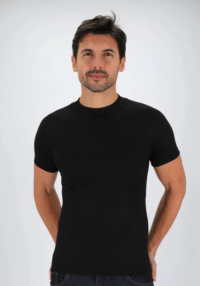 Ten Cate Thermo Shirt Short Sleeve Heren - Maat L - Zwart
