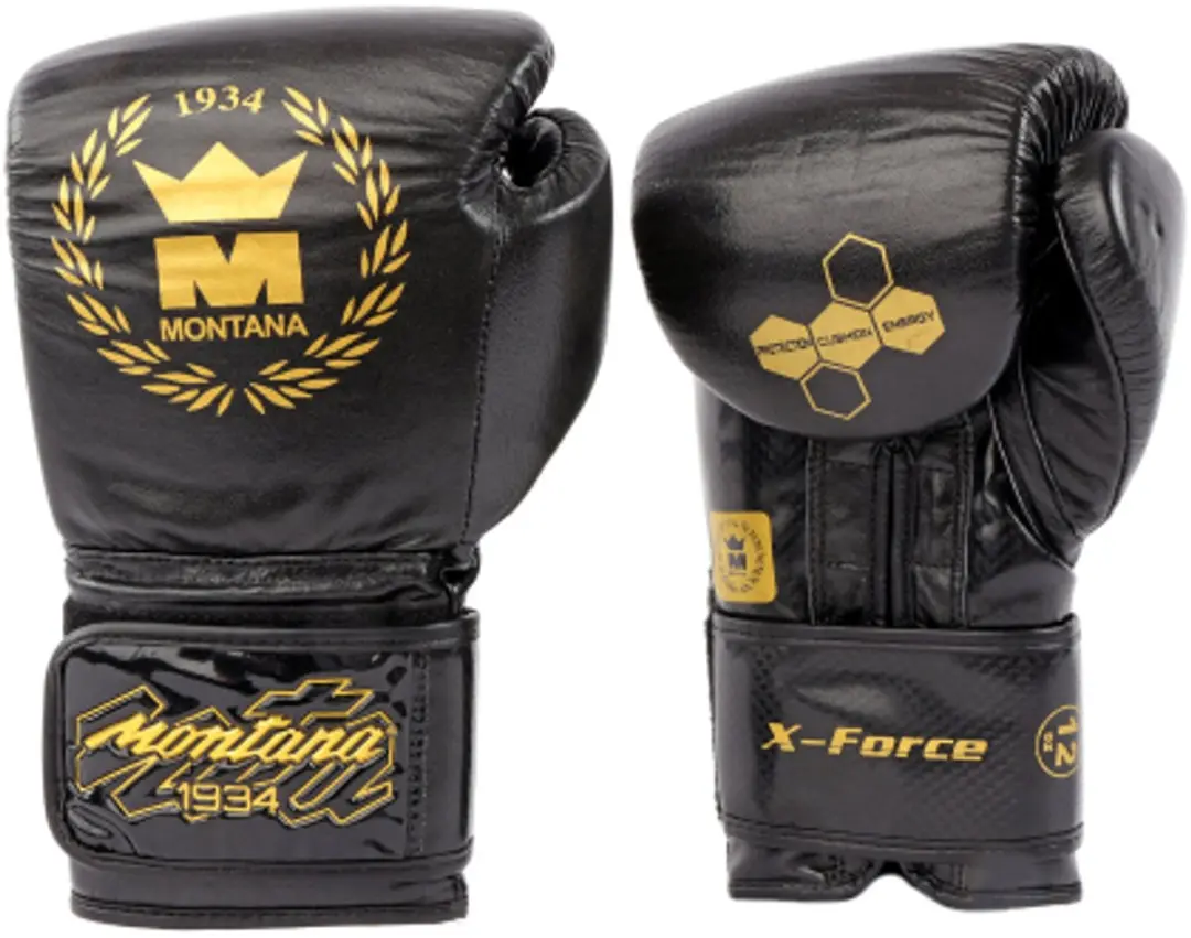 Montana X-Force Handschoenen 12 oz - Zwart