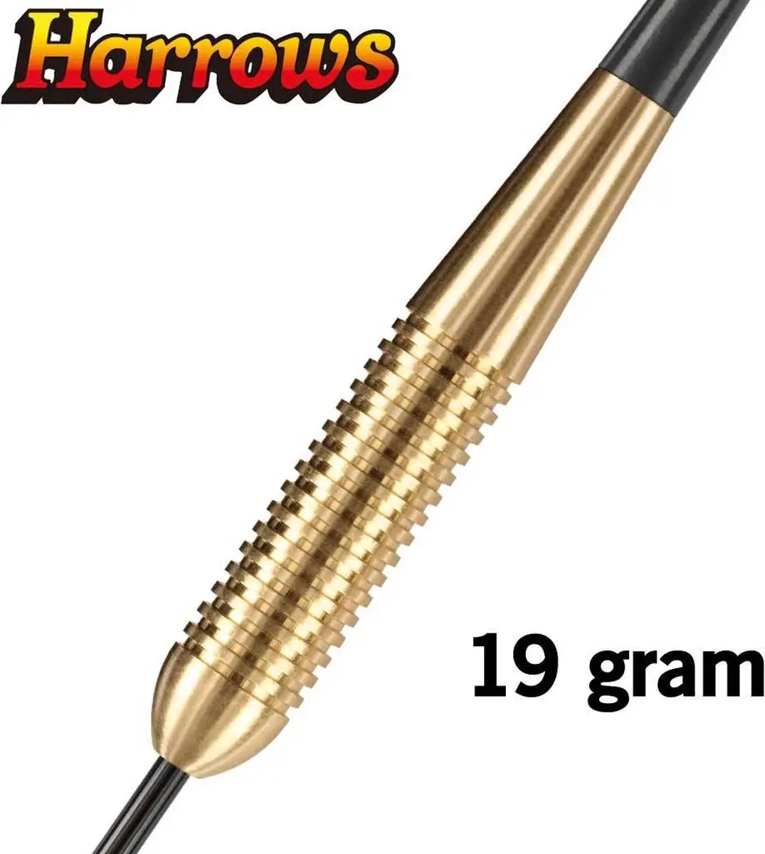 Harrows Club Brass 18Gk - 3 Stuks - Zwart