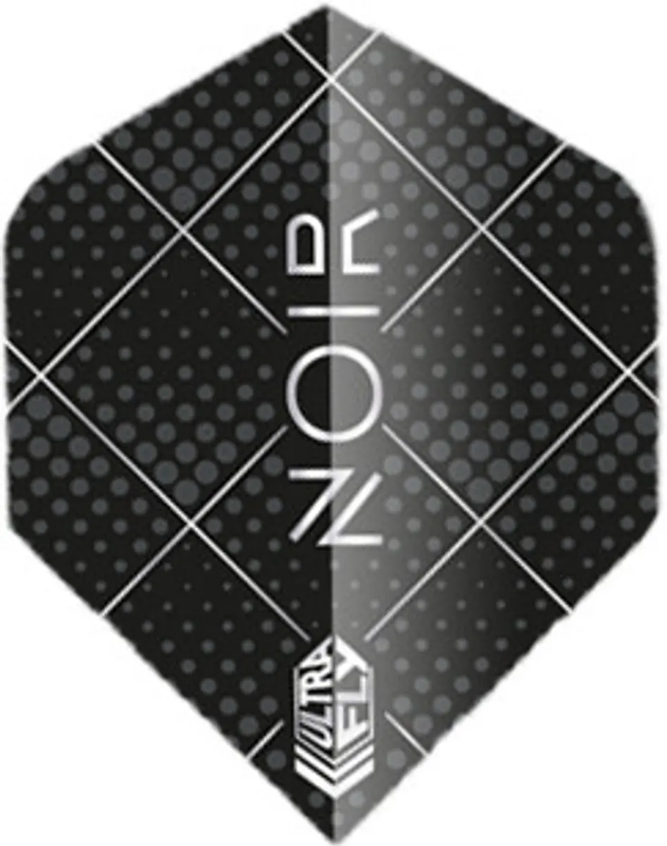 Unicorn UltraFly Noir Dot Dart Flights - 3 Stuks