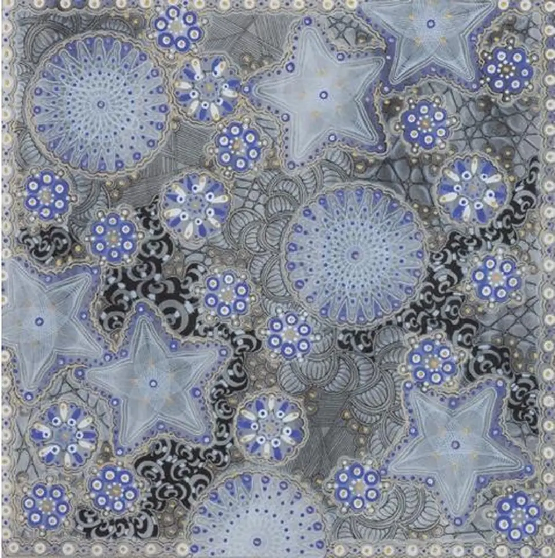 Sakura Zentangle Original Tile Set - 20 Stuks Zwart