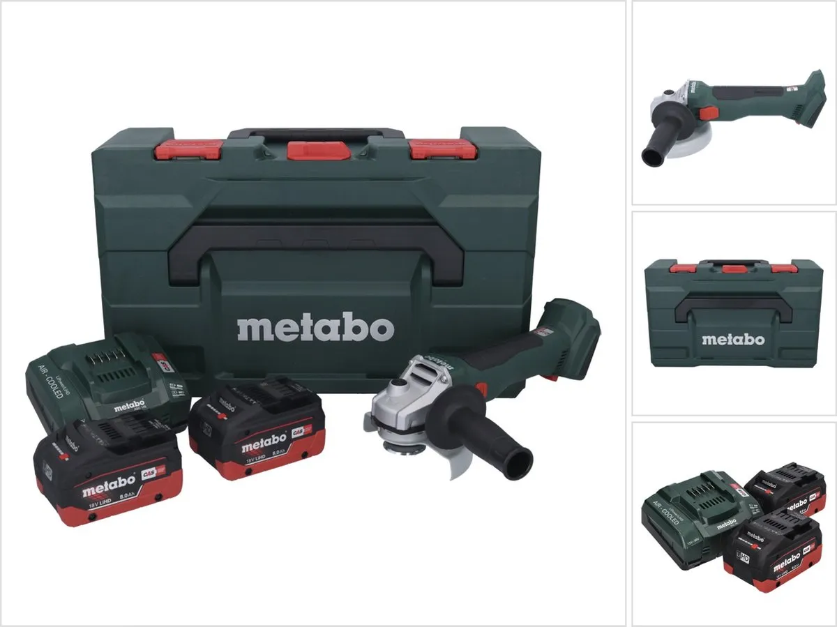Metabo W 18 L BL 9-125 Haakse Slijper