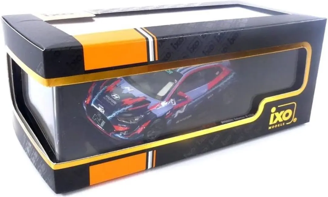 Hyundai Veloster N ETCR #3 Pau 2021 - 1:43 IXO Models - Blauw