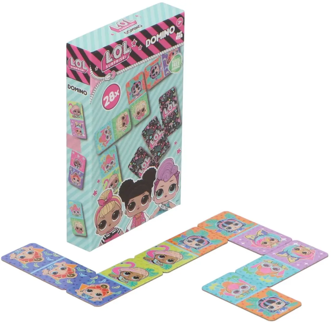LOL Surprise! Domino LL07007 - Roze/Paars/Blauw/Glitter/Zwart
