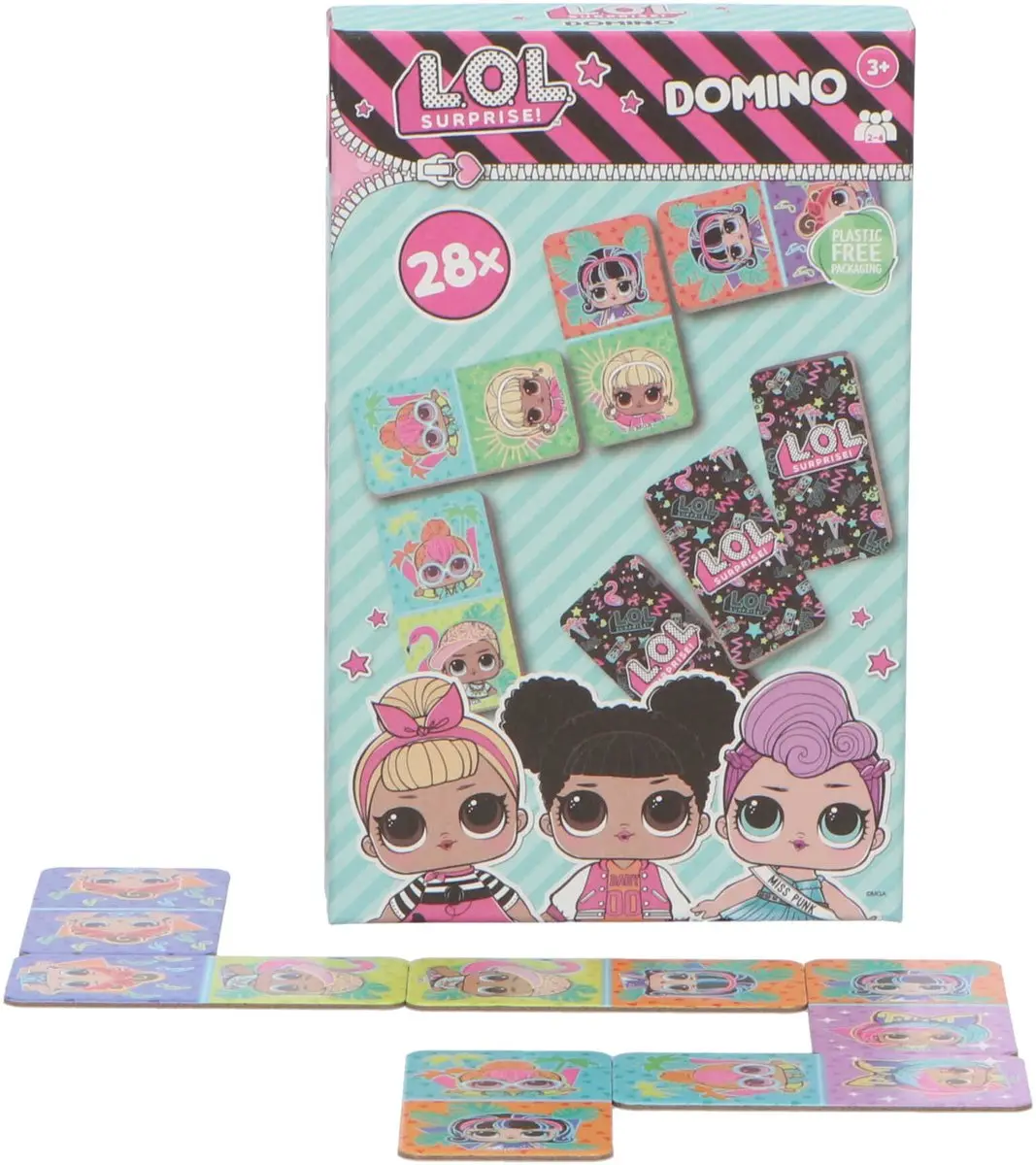LOL Surprise! Domino LL07007 - Roze/Paars/Blauw/Glitter/Zwart - afbeelding 6 van 6