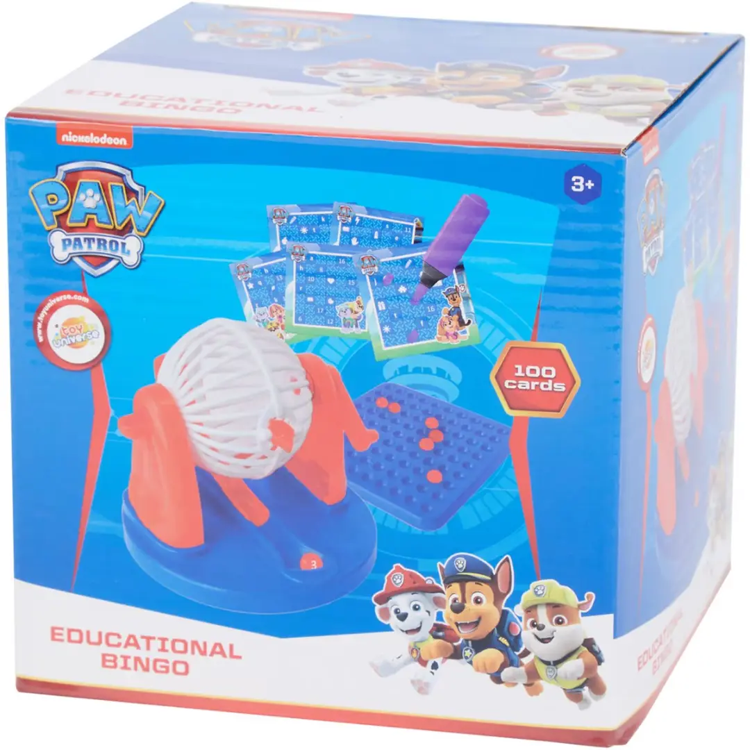 PAW Patrol Educatieve Bingo