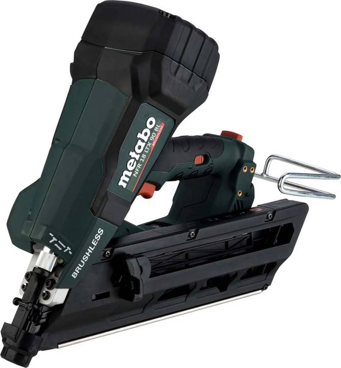 Metabo NFR 18 LTX 90 BL Klinkend Pistool - Zilver